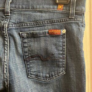 EUC Women’s 7 for All Mankind Josefina Skinny Boyfriend Jeans - Sz 26